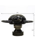 1.4"H Antique Metal Sea Turtle Antique Brass Base Lamp Finial