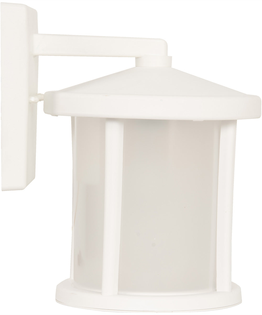 Resilience Lanterns 1-Light Outdoor Wall Lantern Matte White