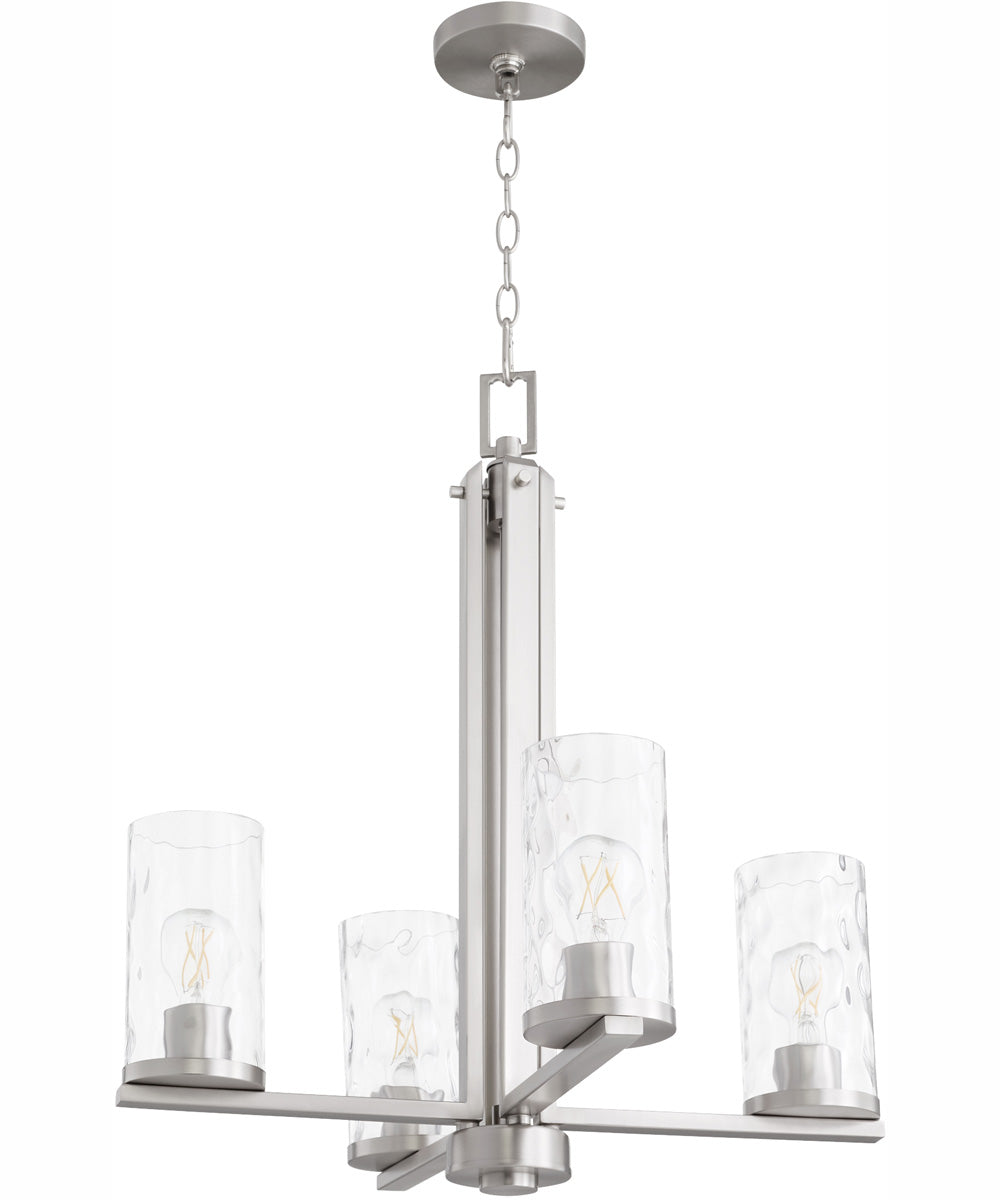 Steinway 4-light Chandelier Satin Nickel