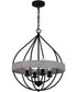 Tansy 4-light Pendant Matte Black