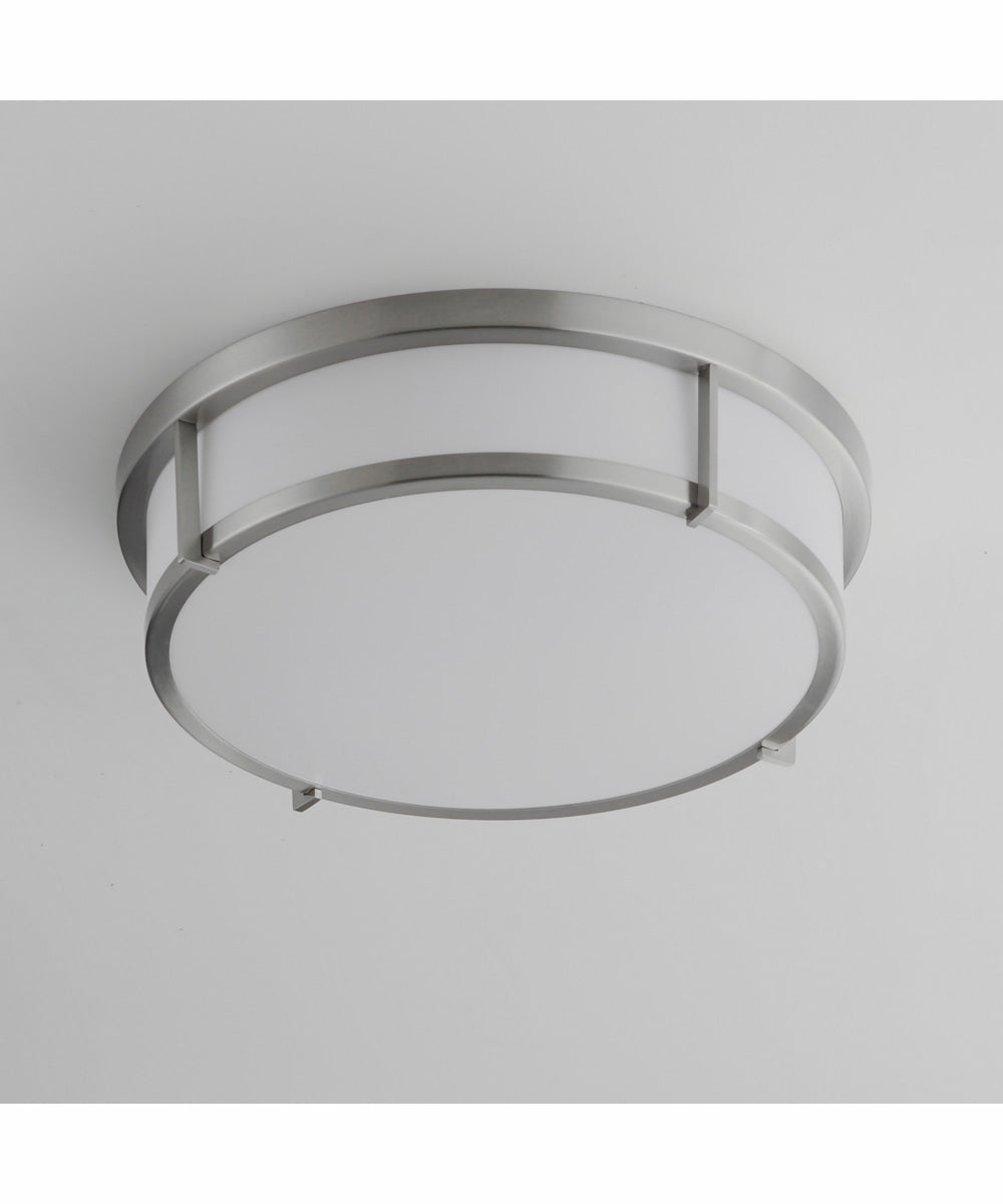 Rogue 13 inch LED Flush Mount Satin Nickel
