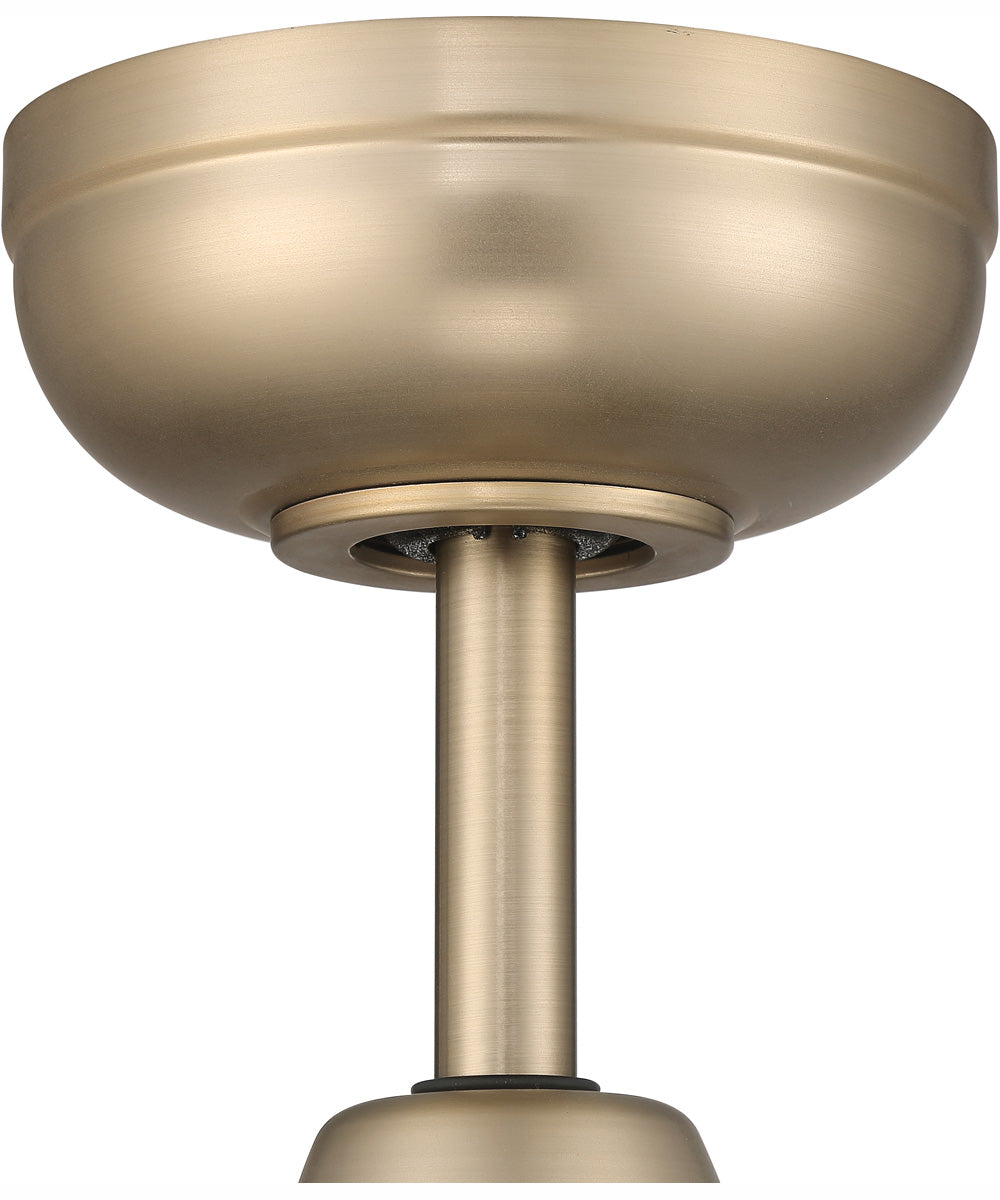 52" Gibson 3-Light Ceiling Fan Satin Brass