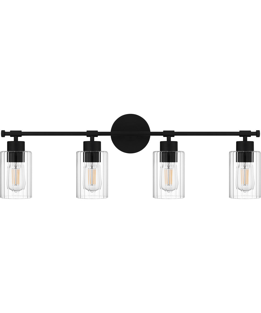 Caputo Extra Large 4-light Bath Light Matte Black