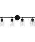 Caputo Extra Large 4-light Bath Light Matte Black