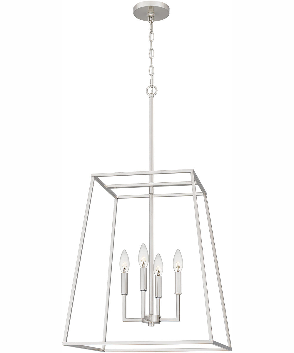 Prescott Large 4-light Pendant Brushed Nickel