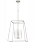 Prescott Large 4-light Pendant Brushed Nickel