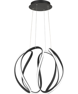 Waving  Pendant Earth Black