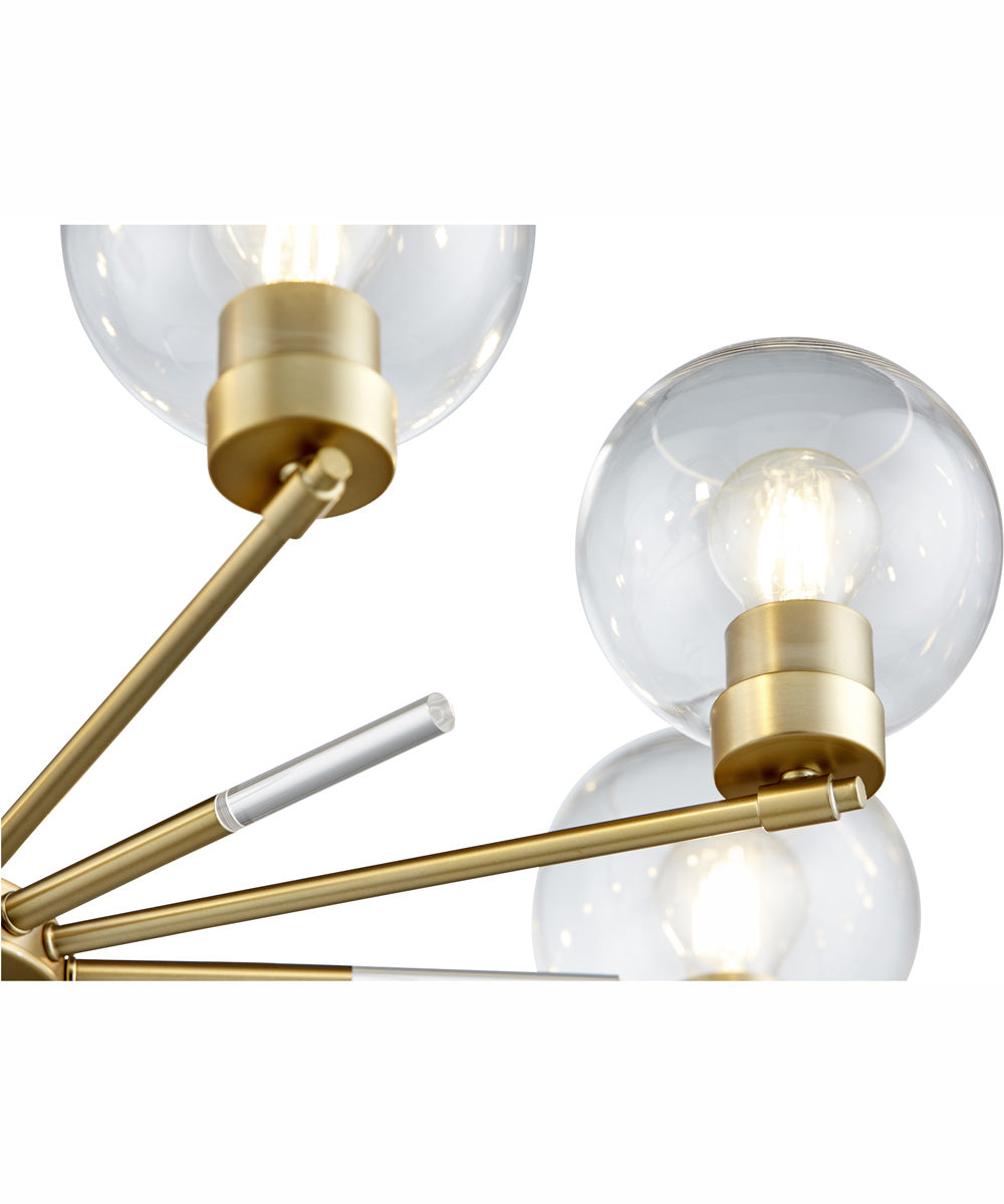 Volan 8-light Chandelier Aged Brass