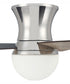 52" Daybreak 1-Light Ceiling Fan Polished Nickel