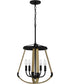 Demura 4-light Pendant Matte Black