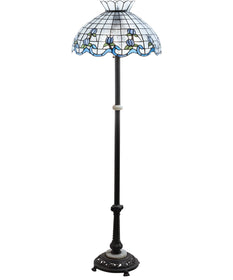 62" High Roseborder Floor Lamp