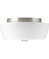 Leap 2-Light 14" Flush Mount Brushed Nickel