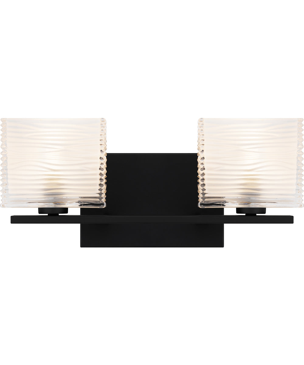 Westcap Medium 2-light Bath Light Matte Black