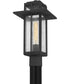 Randall Large 1-light Outdoor Post Light  Coastal Armour Aluminum Mottled Black