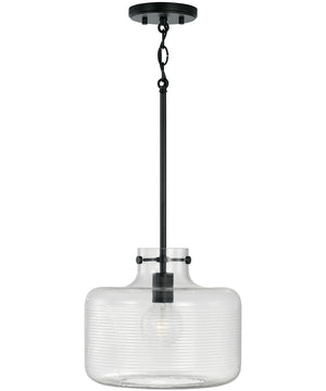 Brighton 1-Light Pendant Matte Black