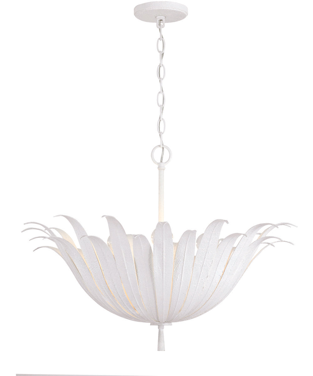 Eden 4-Light Pendant Textured White
