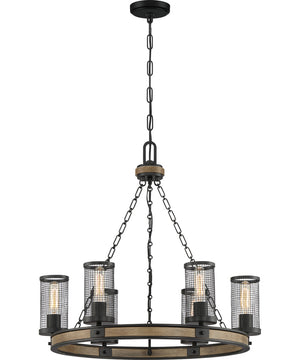 McCrady 6-light Chandelier Matte Black