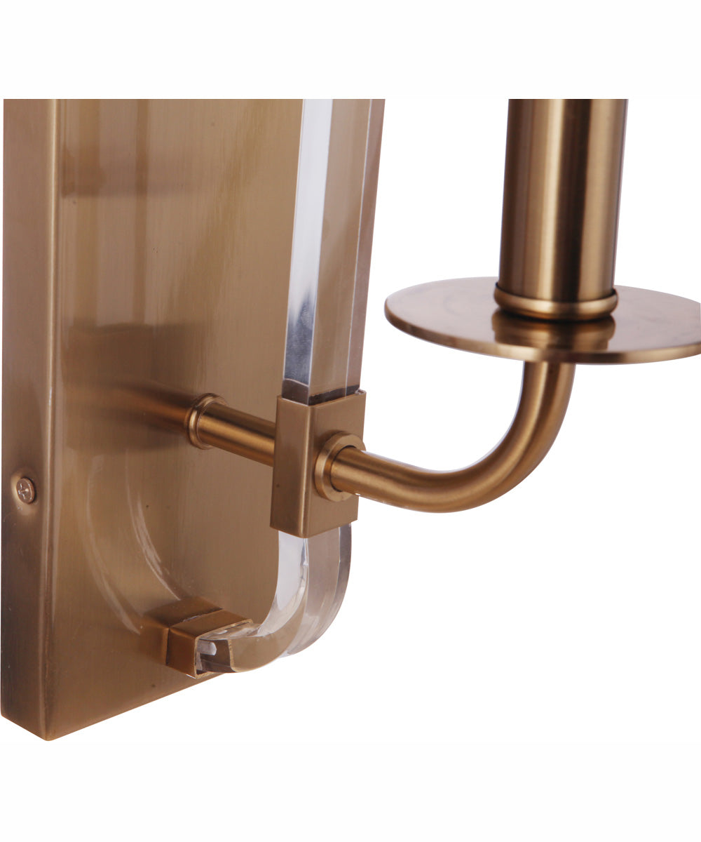 Graclyn 1-Light Wall Sconce Satin Brass