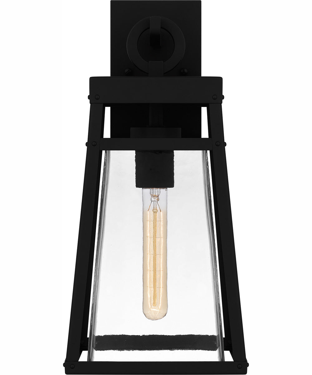 Godfrey Medium 1-light Outdoor Wall Light  Coastal Armour Aluminum Matte Black