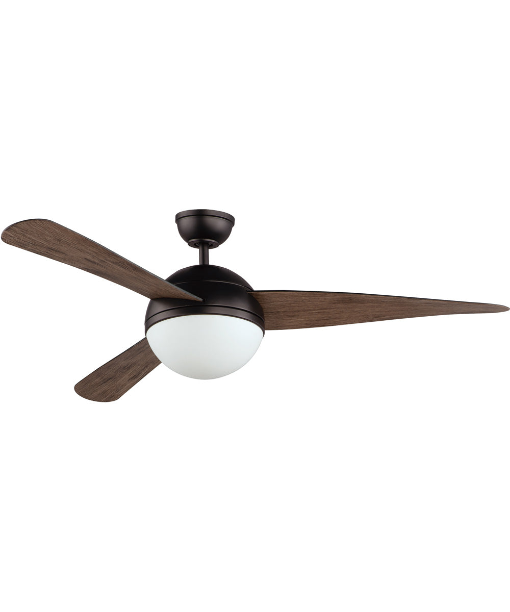 Cupola 52 inch Bronze Fan 2-Light LED Walnut Blades Oil Rubbed Bronze
