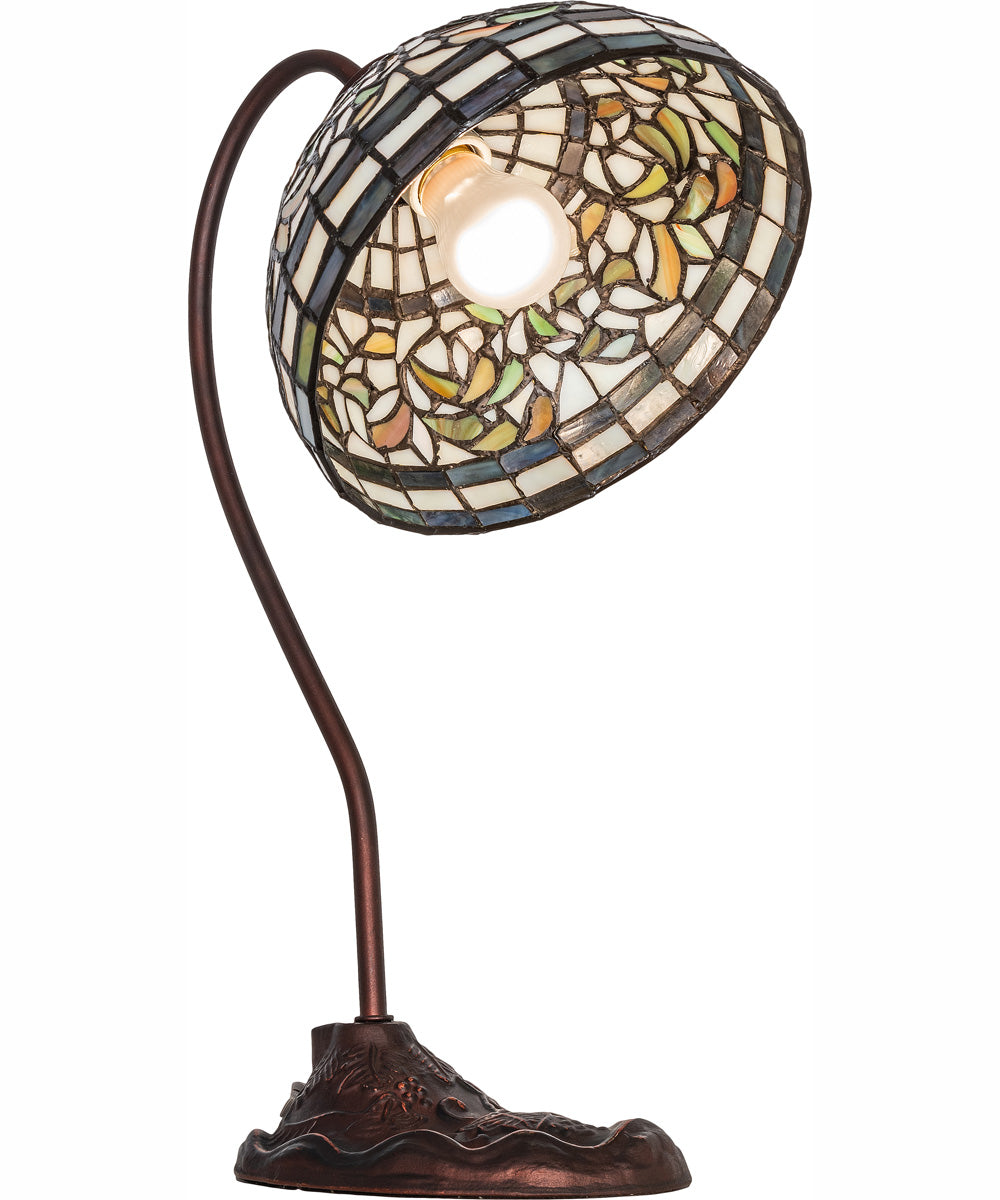 18" High Tiffany Turning Leaf Desk Lamp