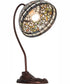 18" High Tiffany Turning Leaf Desk Lamp