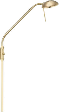 63"H Erfurt 1-Light  Floor Lamp  Brass-Matte