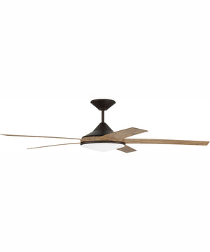 60" Delaney 1-Light Indoor/Outdoor Ceiling Fan Espresso