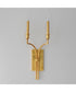 Normandy 2-Light Sconce Gold Leaf