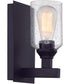 Chicago 1-Light Wall Sconce Flat Black
