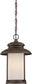 10"W Bethany 1-Light LED Outdoor Light Mahogany Bronze