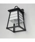 Shutters Vivex 1-Light Small Outdoor Wall Sconce Black