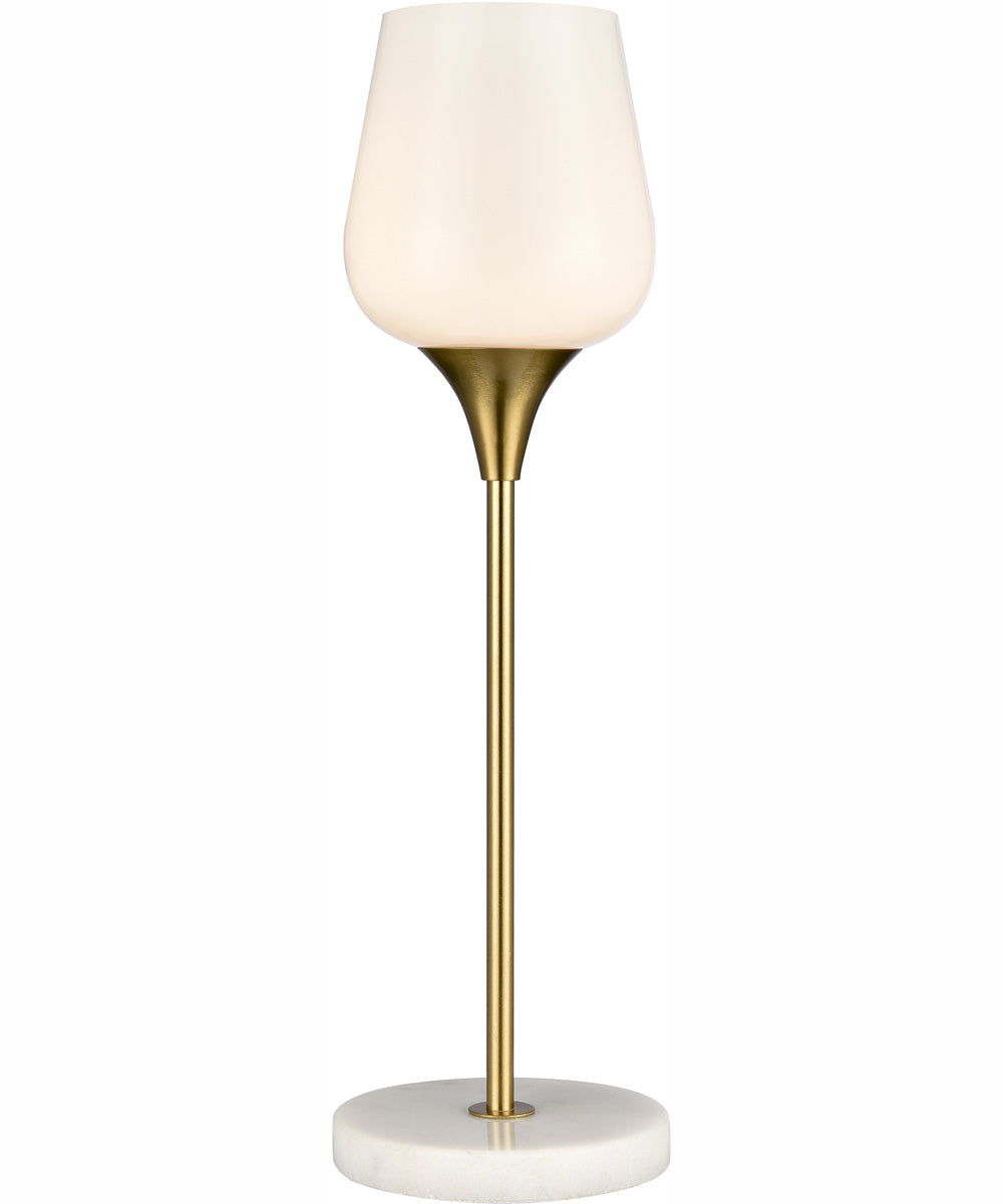 Finch Lane 20'' High 1-Light Table Lamp - Satin Gold