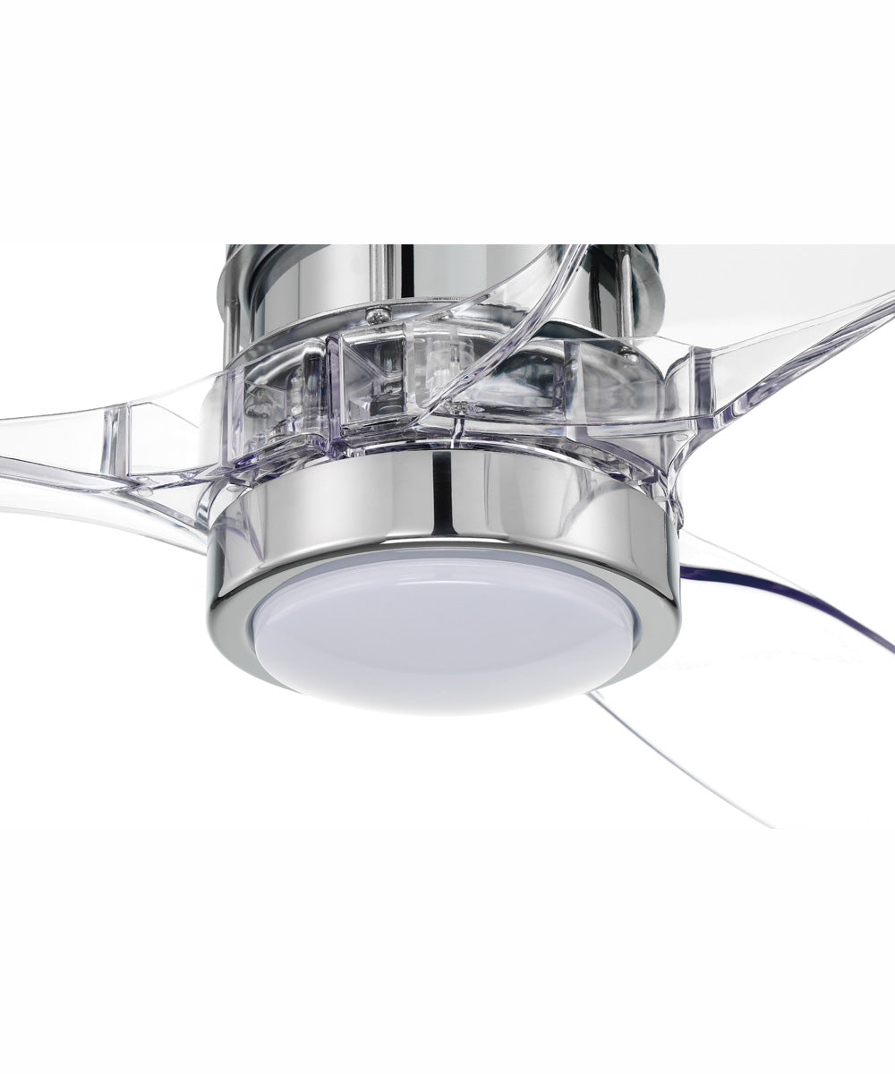 60" Sonnet 1-Light Ceiling Fan Chrome