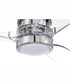 60" Sonnet 1-Light Ceiling Fan Chrome