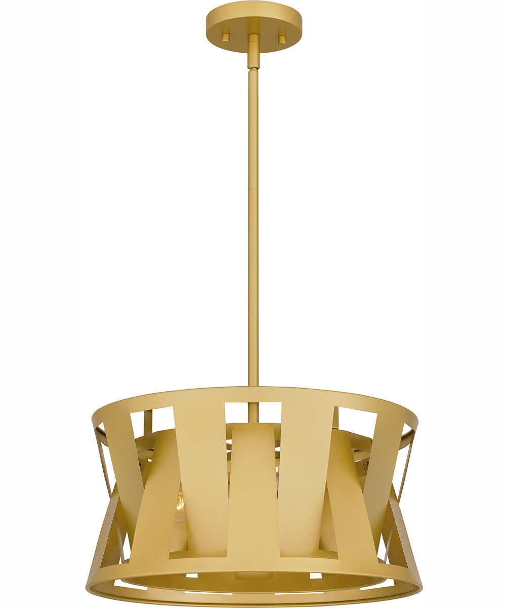 Quoizel Pendant Large 3-light Pendant Soft Gold