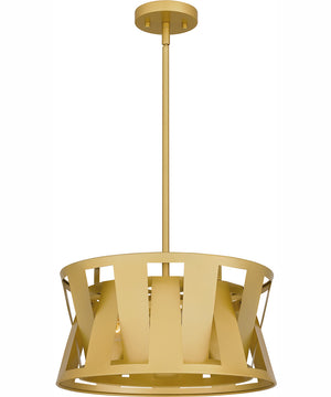Quoizel Pendant Large 3-light Pendant Soft Gold