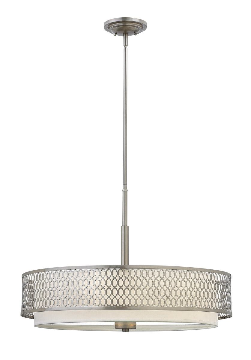 26"W Jules 3-Light Inverted Pendant in Brushed Nickel*