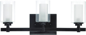 20"W Celeste 3-Light Bath Vanity Light Espresso