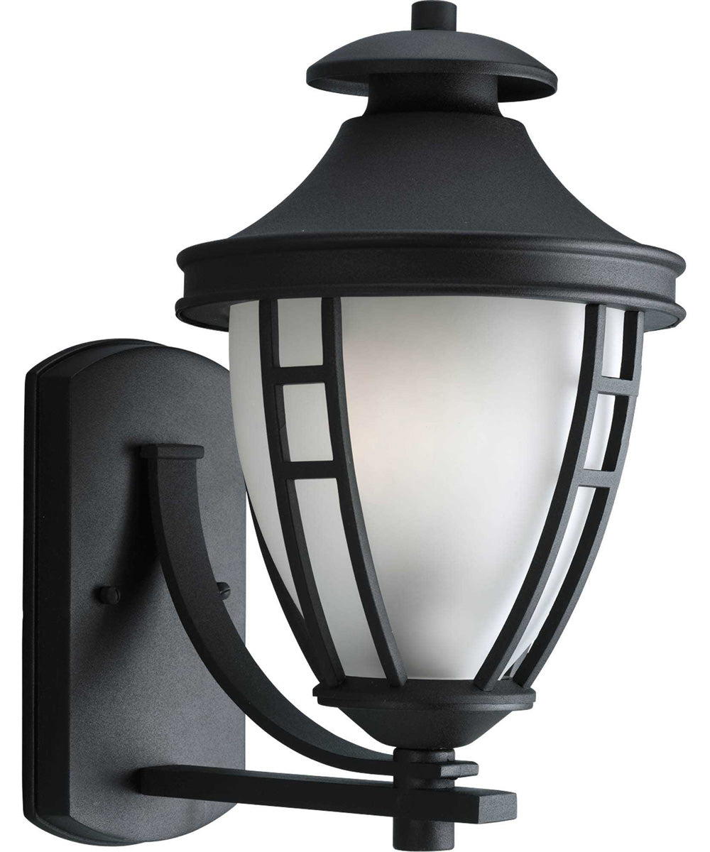 Fairview 1-Light Wall Lantern Textured Black