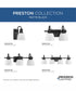 Preston 4-Light Coastal Bath Vanity Light Matte Black