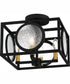 Chalamont Small 4-light Semi Flush Mount Earth Black