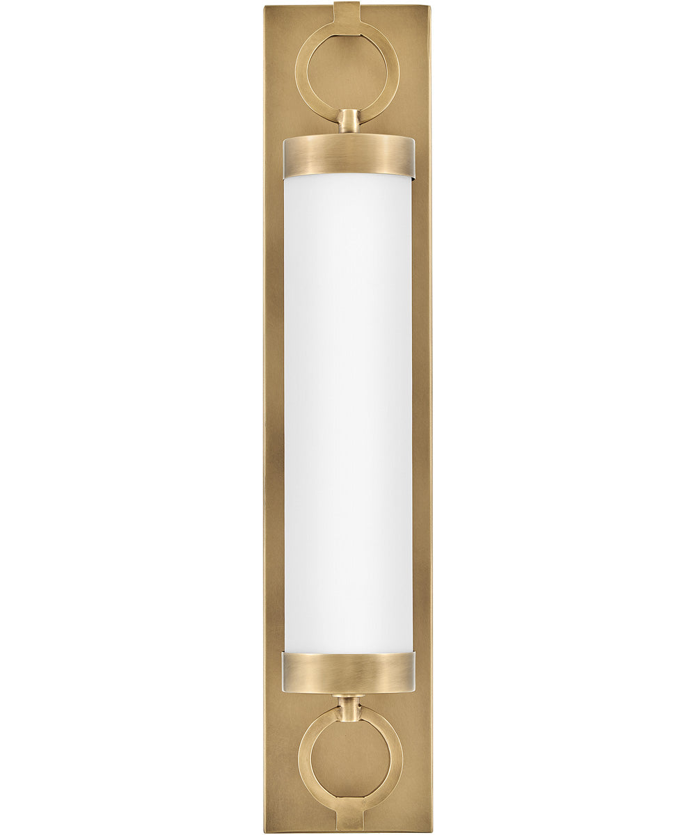 Baylor LED-Light Medium LED Vanity in Heritage Brass
