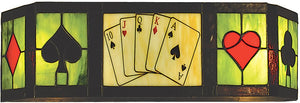 32"W Texas Hold'em Vanity Light