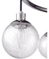 Que 6-Light Chandelier Chrome