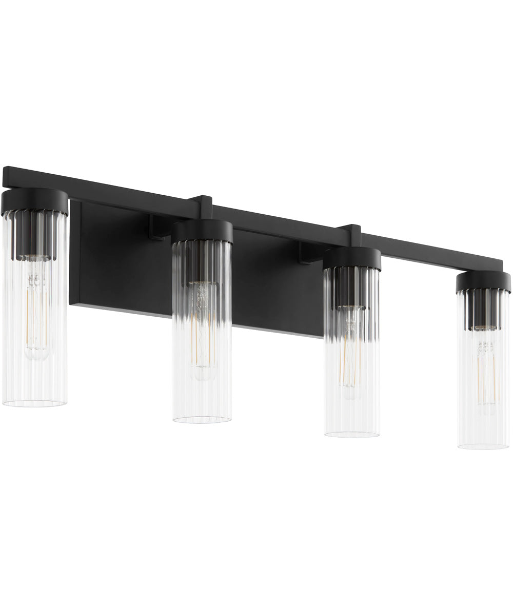Kilbey 4-light Bath Vanity Light Matte Black