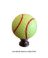 Tennis Ball with Red Stripe Ceiling Fan Pull, 2.25"h with 12" Antiqued Brass Chain