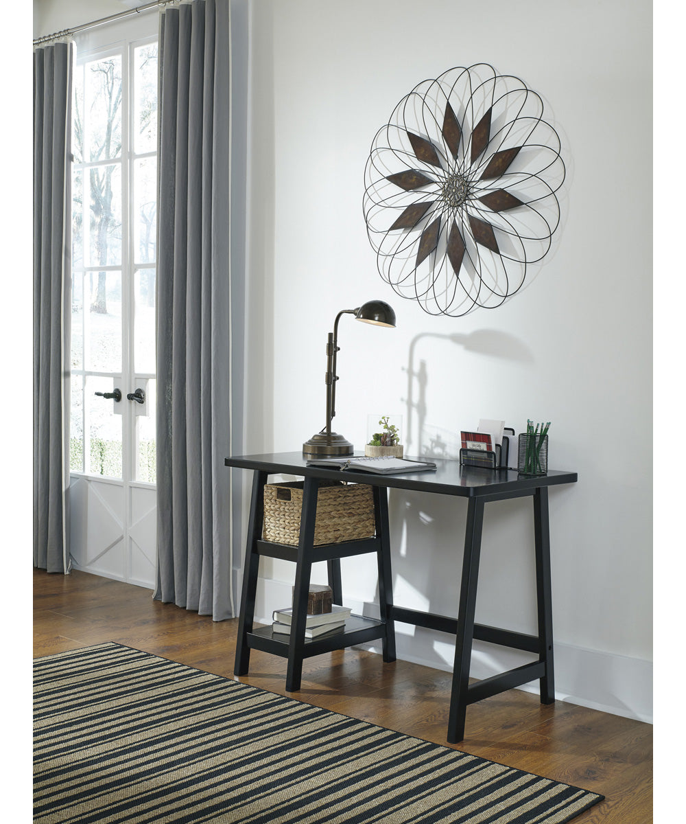 Mirimyn Home Office Small Desk Black