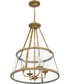 Barlow 4-light Pendant Weathered Brass