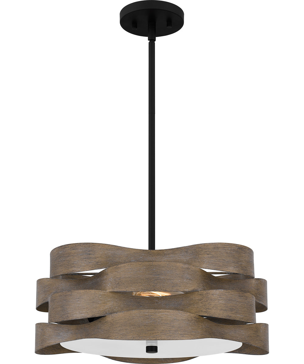 Appleton Large 2-light Pendant Matte Black